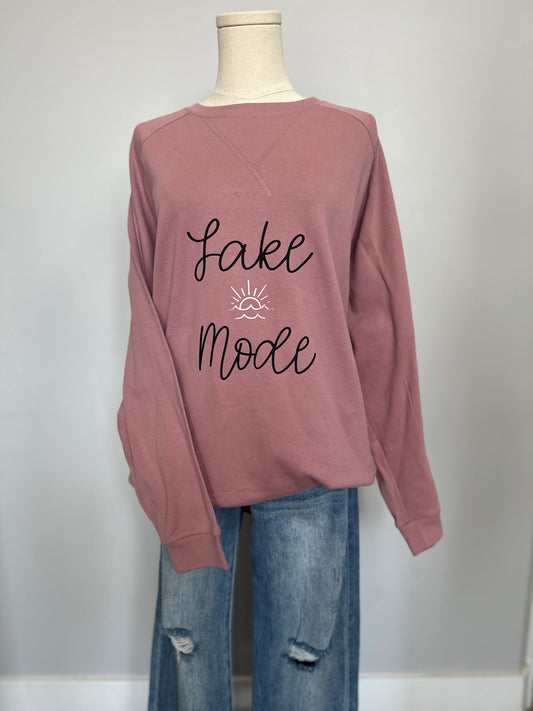 Lake Mode Pullover-Pink